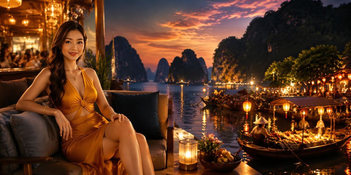 Đêm hội giải trí casino và chợ đêm tại vịnh Hạ Long